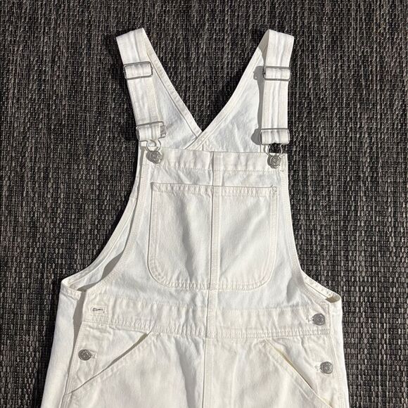 Madewell NEW Straight-Leg Overalls in Tile White size small - Picture 4 of 6